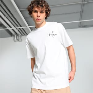 GRAPHICS "Back-up Team" Men's Relaxed Fit Tee, PUMA White, extralarge-IND